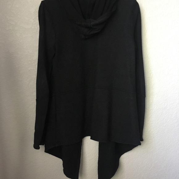 Free People Black Drippy Wool Jacket XS - Picture 10 of 10